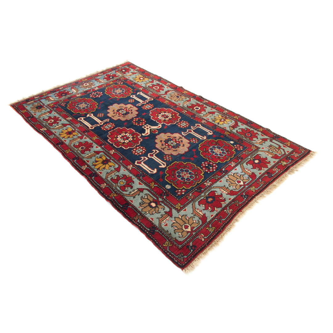 Geometric Wool Hand Woven 122cm X 190cm Area Rug