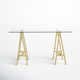 Tigerlily Glass Desk