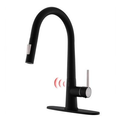 Robinet d'évier de cuisine à poignée simple avec capteur Topcraft