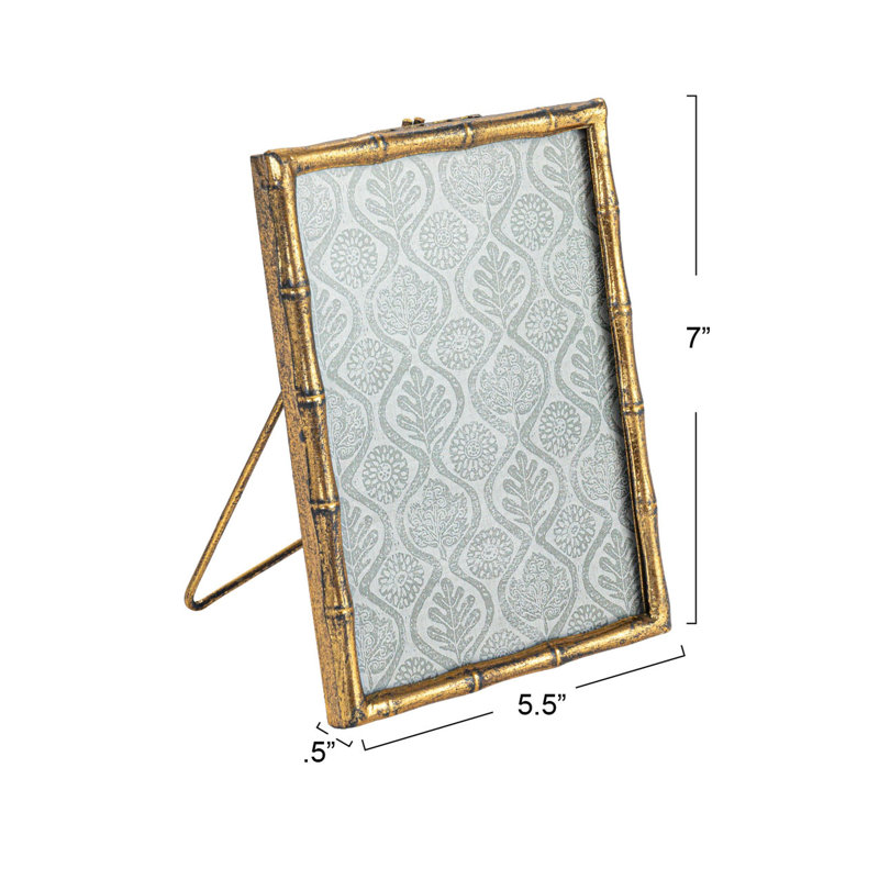 Easthampton Metal Picture Frame with Mat, 5" x 7"