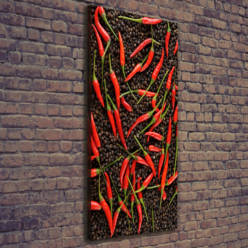 Chilli Peppers - Wrapped Canvas Print