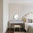 Silver Dressing Table with Mirror, Drawers & Stool, Modern Vanity Desk Set