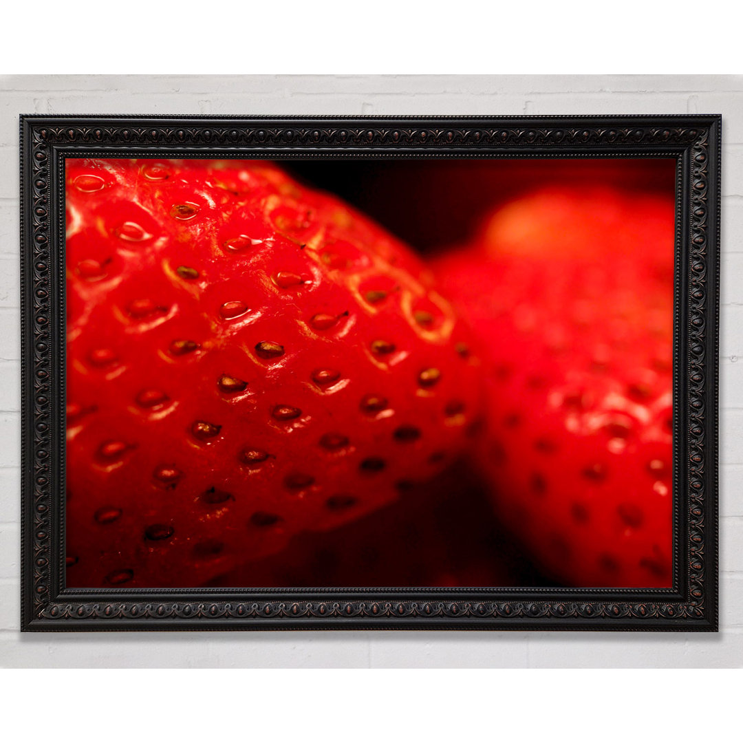 Gerahmter Kunstdruck Strawberry Treat