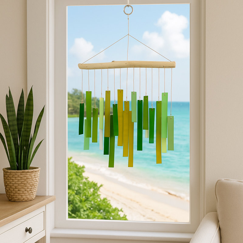 Carillon en verre - carillon de verre coloré