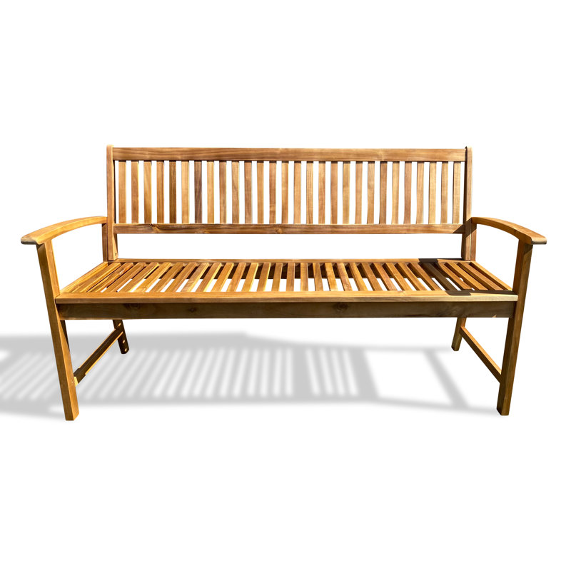 Cearra Solid And Manufactured Wood Outdoor Bench