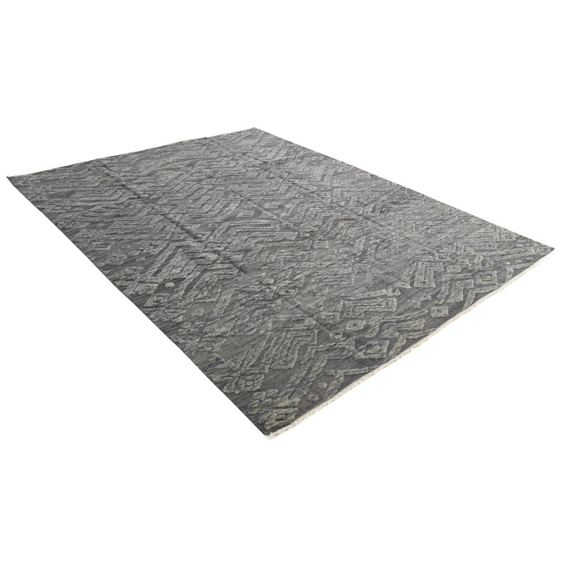 Tapis gris Pham 8 x 11