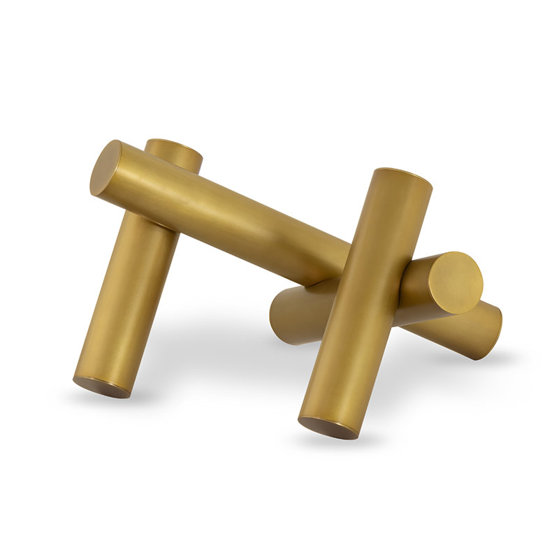 Dion Sculpture, Natural Brass