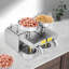 Double extracteur d'huile automatique commercial en acier inoxydable