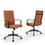 Fauteuil de bureau ergonomique en cuir de polyuréthane et de bureau Amaiia-1338410765