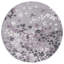 Tapis à motif floral gris / mauve Makeba-15993755