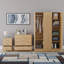 Maybery 3 Piece Bedroom Set (3 Drawer Bedside Chest, 4 Drawer Chest, 3 Door Wardrobe), (5)-1570260285