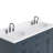 Thornaby  Solid Wood Double Bathroom Vanity with 1.5'' Carrara Quartz Top-881068623-906429791