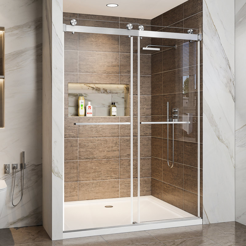 Porte de douche en verre