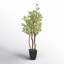 84'' Faux Star Leaf Tree Tree in Metal Planter