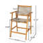 Tabourets de comptoir en bois d'acacia avec corde tissée 25 po Brian