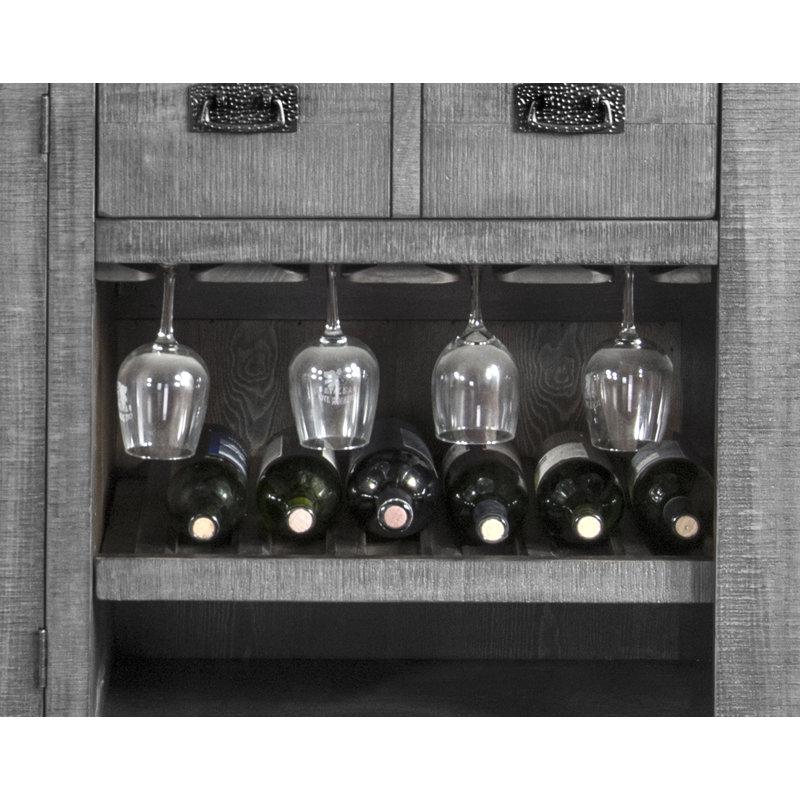Gridley 80'' Home Bar, Alpine Grey