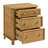 Kennedy 24" Solid Wood 3-Drawer Nightstand In Natural Oak
