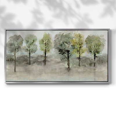 Debruce Tree Line- Framed Gallery Wrapped Canvas -Ready to Hang