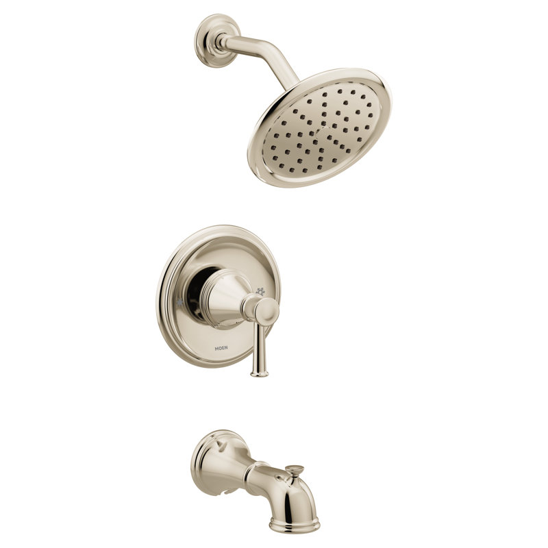 Belfield Tub and Shower Faucet with Lever Handle and Posi-Temp, Matte Black