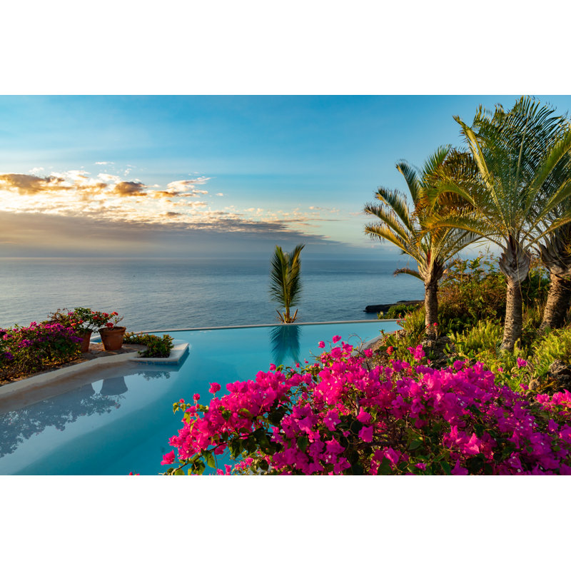 Palm Trees by Oleksandra Iablochnikova - Wrapped Canvas Print, 51cm H x 76cm W