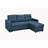 Convertible L-Shaped Sectional Sleeper Sofa Bed-948907200