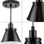 Luminaire suspendu conique à 1 lumière Landrich-780292513-780292518