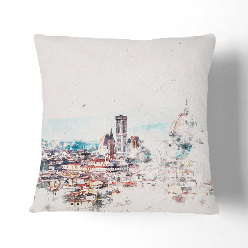 Square Throw Cushion, 55cm H x 55cm W x 20cm D