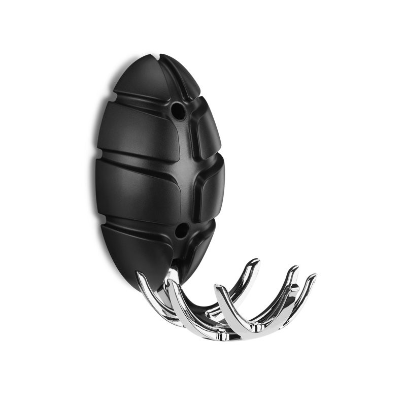 Bug Plastic Wall Wall Hook, Black/Silver
