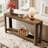 2-Tier Entryway Console Table, Narrow Long Sofa Table with Storage-1919037626