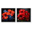 Ensemble de 2 décorations murales tropicales Hibiscus I - Hibiscus-102578912-102578919