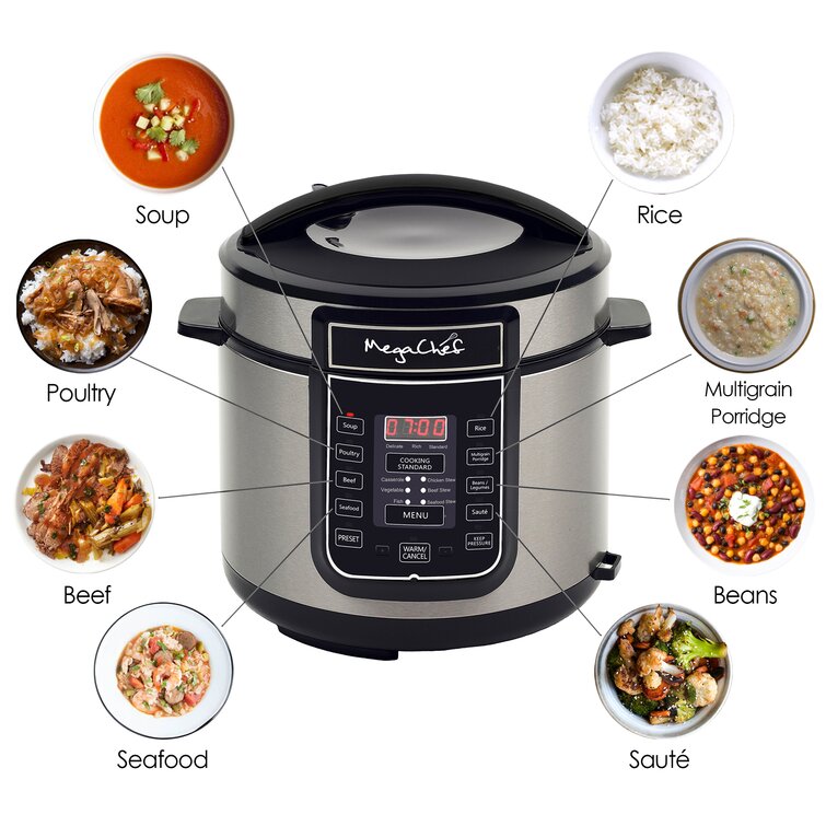 6 Quart Digital Pressure Cooker - 8524130