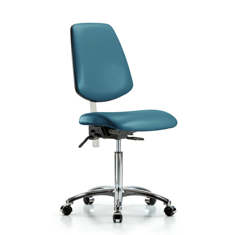 Chaise de travail Deroe, Bleu