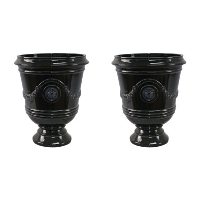 Porter Resin Urn Planter (2 Pack)