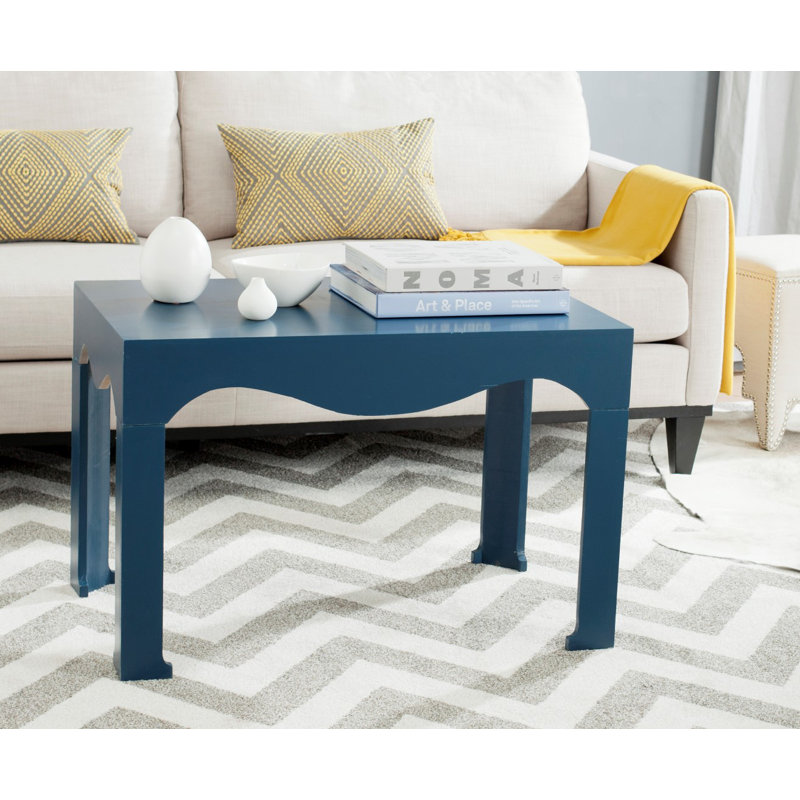 Table basse Dunlin, Bleu foncé