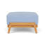 Alpine Outdoor Teak Ottoman-350651370