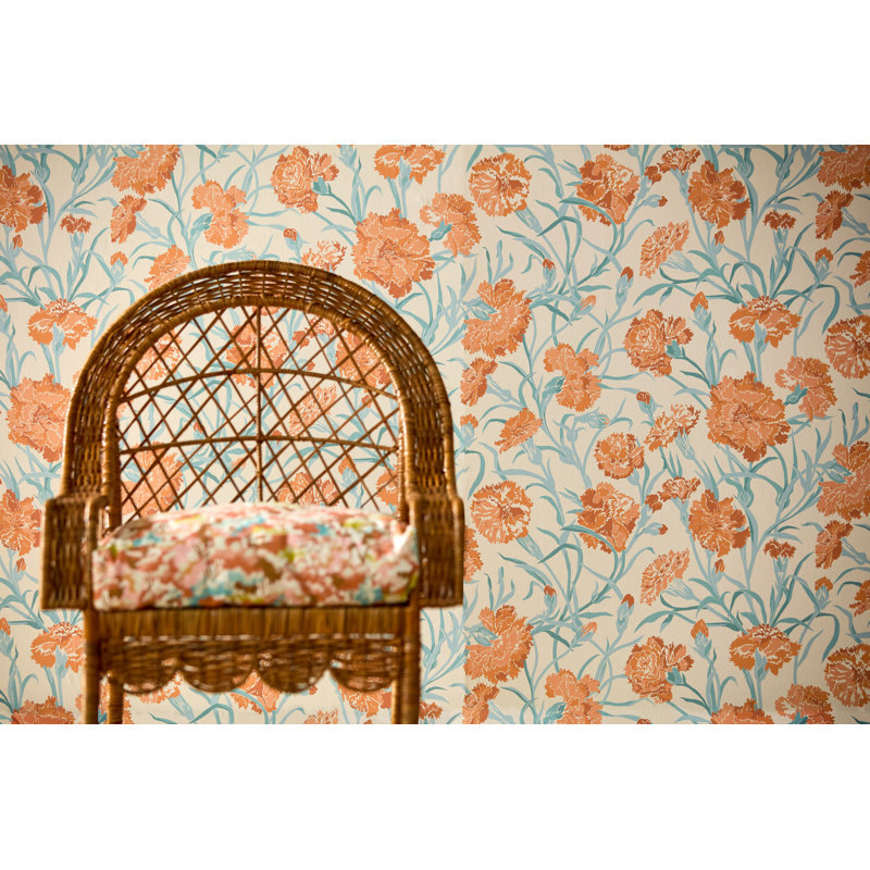 Fleur De Joie, Paprika/Aqua/Soft Focus