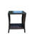 Outdoor Patio Furniture 1 Coffee Table With Clear Tempered Glass-1099299908