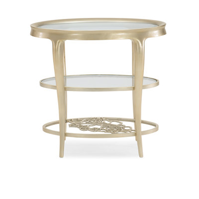 Glass End Table