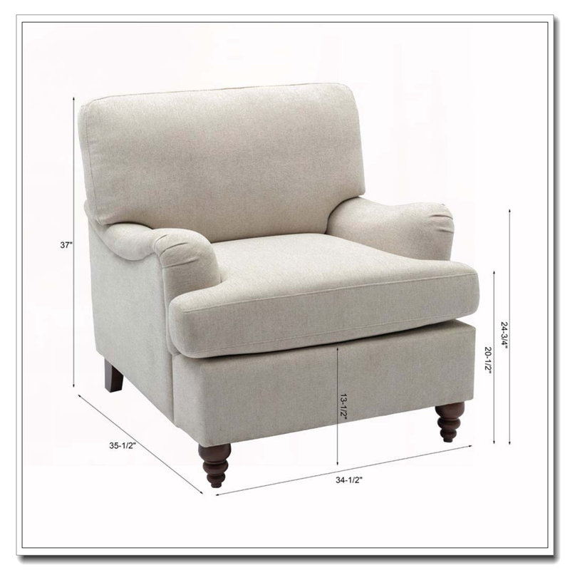 Chaise d'appoint rembourrée avec repose-pieds