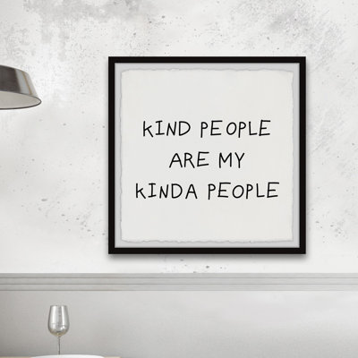 « People’s quote »-impression d’art textuel sur papier encadrée
