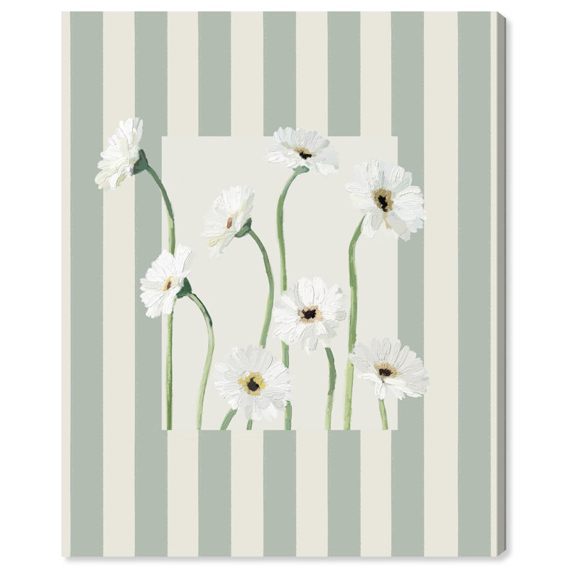 «Daisy Window Boho», impression sur toile par Notoriart, H 16 po x l 20 po, Toile tendue avec châssis