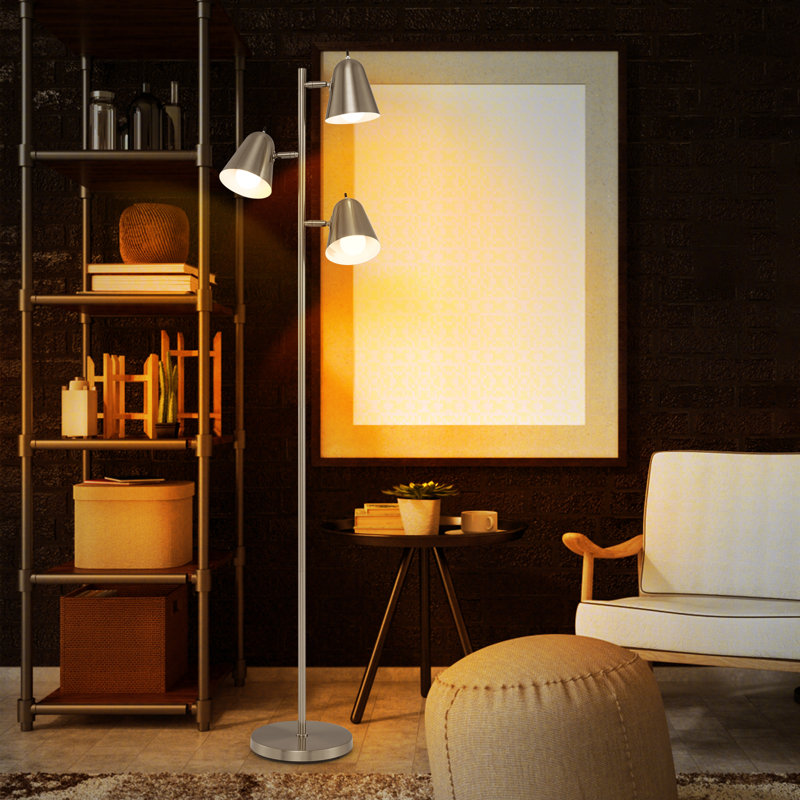 Lowry 64'' Silver Tree Floor Lamp
