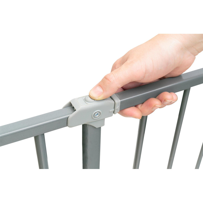 Azaia Safety Gate, Matte Grey