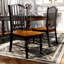 Chaise d'appoint Nickelsville en chêne antique noir
