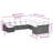  11 Piece Patio Sofa Set With Cushions Black Poly Rattan