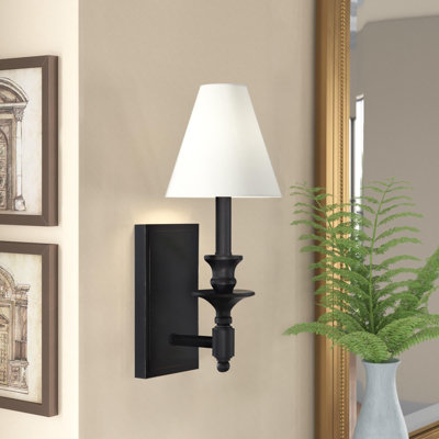 Applique murale articulée 1 lumière avec abat-jour Alarins