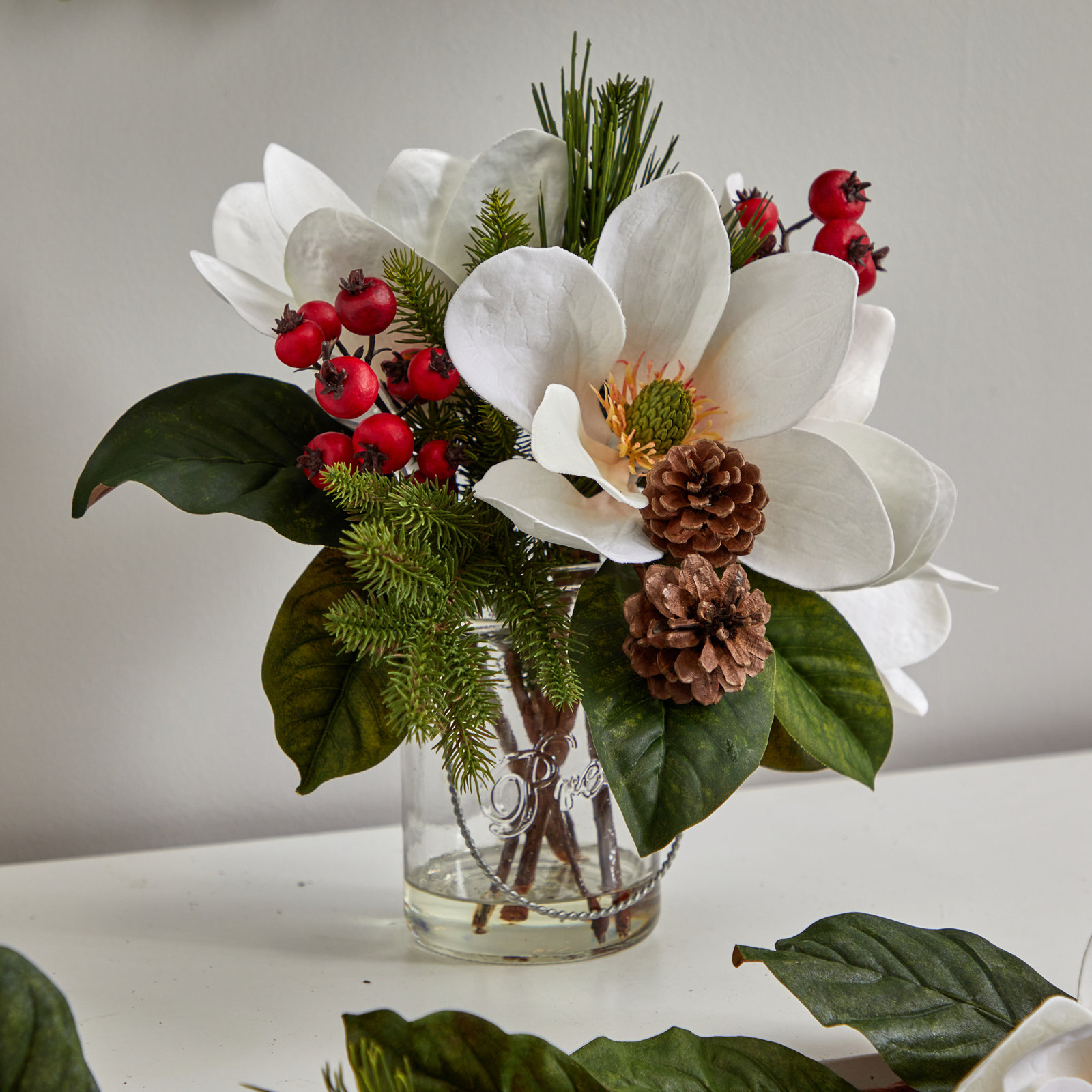 Magnolia Mixed Floral Arrangement