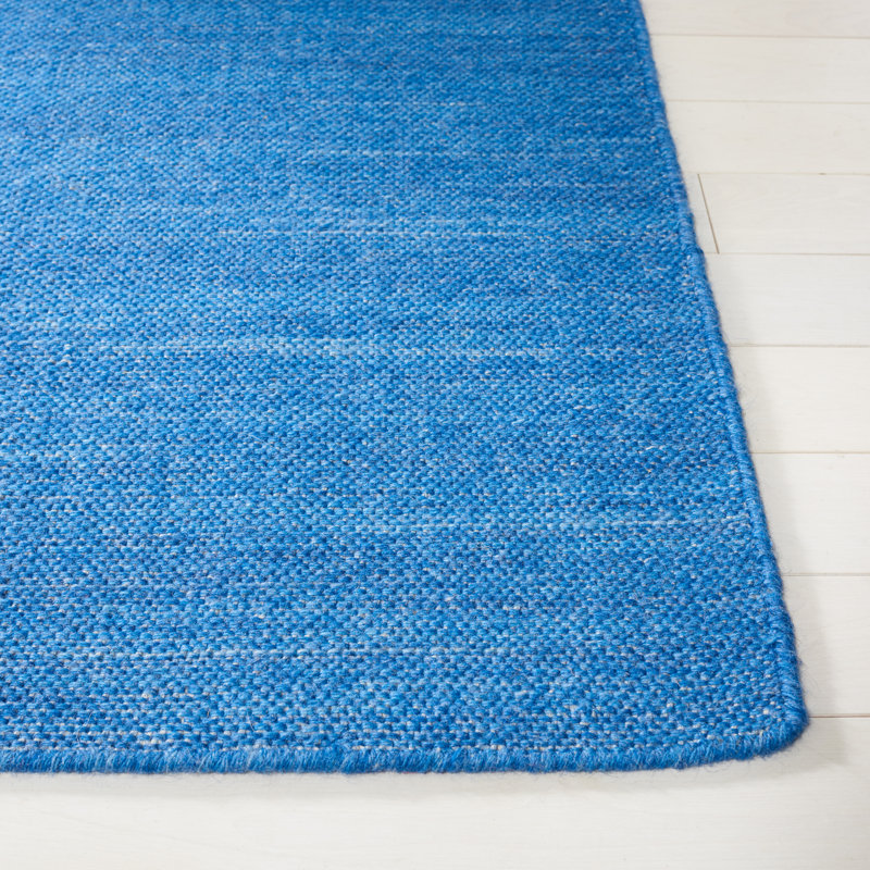 Grice Hand Woven New Zealand Wool Solid Color Rug, Round 6'