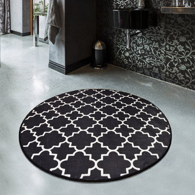 Haskell Round 100 cm x 100 cm Geometric Shag