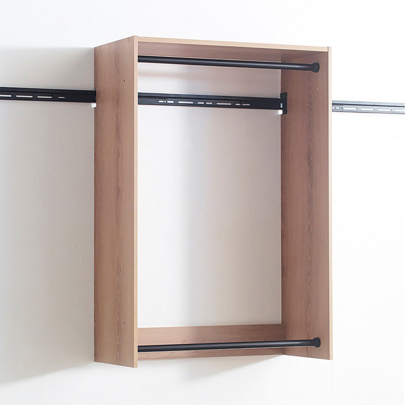 Système de garde-robe autoportant en bois, Chêne